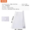 image:imageVEVOR Clear PVC Square Tablecloth 12 x 12 15mm Thick Waterproof Stain Resistant Durable Desk Coffee Table Dining Room Table60 x 30 Rectangular