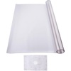 image:imageVEVOR Clear PVC Square Tablecloth 12 x 12 15mm Thick Waterproof Stain Resistant Durable Desk Coffee Table Dining Room Table60 x 36 Rectangular