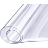 image:imageVEVOR Clear PVC Square Tablecloth 12 x 12 15mm Thick Waterproof Stain Resistant Durable Desk Coffee Table Dining Room Table72 x 36 Rectangular