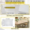 image:imageVEVOR Clear PVC Square Tablecloth 12 x 12 15mm Thick Waterproof Stain Resistant Durable Desk Coffee Table Dining Room Table72 x 40 Rectangular
