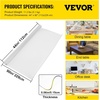 image:imageVEVOR Clear PVC Square Tablecloth 12 x 12 15mm Thick Waterproof Stain Resistant Durable Desk Coffee Table Dining Room Table90 x 44 Rectangular