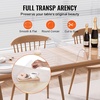 image:imageVEVOR Clear PVC Square Tablecloth 12 x 12 15mm Thick Waterproof Stain Resistant Durable Desk Coffee Table Dining Room Table96 x 24 Rectangular