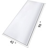 image:imageVEVOR Clear PVC Square Tablecloth 12 x 12 15mm Thick Waterproof Stain Resistant Durable Desk Coffee Table Dining Room Table96 x 42 Rectangular