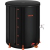 image:imageVEVOR Collapsible Rain Barrel 100 Gallon380 L Portable Water Tank PVC Rainwater Collection Barrel with Spigots and Overflow Kit Water Barrel for Garden Water Catcher2025black