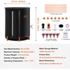 image:imageVEVOR Collapsible Rain Barrel 100 Gallon380 L Portable Water Tank PVC Rainwater Collection Barrel with Spigots and Overflow Kit Water Barrel for Garden Water CatcherNew Black