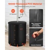 image:imageVEVOR Collapsible Rain Barrel 100 Gallon380 L Portable Water Tank PVC Rainwater Collection Barrel with Spigots and Overflow Kit Water Barrel for Garden Water Catcher2025black