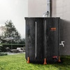 image:imageVEVOR Collapsible Rain Barrel 100 Gallon380 L Portable Water Tank PVC Rainwater Collection Barrel with Spigots and Overflow Kit Water Barrel for Garden Water CatcherNew Black
