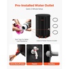 image:imageVEVOR Collapsible Rain Barrel 100 Gallon380 L Portable Water Tank PVC Rainwater Collection Barrel with Spigots and Overflow Kit Water Barrel for Garden Water CatcherBlack