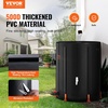 image:imageVEVOR Collapsible Rain Barrel 100 Gallon380 L Portable Water Tank PVC Rainwater Collection Barrel with Spigots and Overflow Kit Water Barrel for Garden Water CatcherBlack