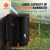 image:imageVEVOR Collapsible Rain Barrel 100 Gallon380 L Portable Water Tank PVC Rainwater Collection Barrel with Spigots and Overflow Kit Water Barrel for Garden Water CatcherNew Black
