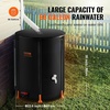 image:imageVEVOR Collapsible Rain Barrel 100 Gallon380 L Portable Water Tank PVC Rainwater Collection Barrel with Spigots and Overflow Kit Water Barrel for Garden Water CatcherBlack