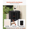 image:imageVEVOR Collapsible Rain Barrel 100 Gallon380 L Portable Water Tank PVC Rainwater Collection Barrel with Spigots and Overflow Kit Water Barrel for Garden Water Catcher2025black