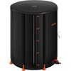 image:imageVEVOR Collapsible Rain Barrel 100 Gallon380 L Portable Water Tank PVC Rainwater Collection Barrel with Spigots and Overflow Kit Water Barrel for Garden Water Catcher2025black