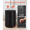 image:imageVEVOR Collapsible Rain Barrel 100 Gallon380 L Portable Water Tank PVC Rainwater Collection Barrel with Spigots and Overflow Kit Water Barrel for Garden Water CatcherBlack