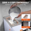 image:imageVEVOR Commercial Ice Cream Machine 106 QTH Yield 1000W Single Flavor Countertop Soft Serve Ice Cream Maker 4L Hopper 16L Cylinder Touch Screen Auto Clean Precooling for Restaurant Snack BarCountertop 1 Flavors Flagship Model