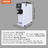 image:imageVEVOR Commercial Ice Cream Machine 106 QTH Yield 1000W Soft Serve Countertop Ice Cream Maker Single Flavor 4L Hopper amp 16L Cylinder LCD Display Auto Clean PreCooling Restaurant Snack Bar