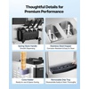 image:imageVEVOR Commercial Ice Cream Machine 2028LH Yield 2200W 3Flavor Freestanding Soft Serve Ice Cream Maker with 2 x 6L Hoppers amp Hopper Agitation PreCooling SelfCleaning for Snack Dessert ShopsVertical 3 Flavors Basic Model2026