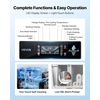 image:imageVEVOR Commercial Ice Cream Machine 2028LH Yield 2200W 3Flavor Freestanding Soft Serve Ice Cream Maker with 2 x 6L Hoppers amp Hopper Agitation PreCooling SelfCleaning for Snack Dessert ShopsVertical 3 Flavors Flagship ModelNew
