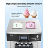 image:imageVEVOR Commercial Ice Cream Machine 2028LH Yield 2200W 3Flavor Freestanding Soft Serve Ice Cream Maker with 2 x 6L Hoppers amp Hopper Agitation PreCooling SelfCleaning for Snack Dessert ShopsVertical 3 Flavors Basic Model2026
