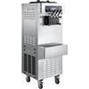 image:imageVEVOR Commercial Ice Cream Machine 2028LH Yield 2200W 3Flavor Freestanding Soft Serve Ice Cream Maker with 2 x 6L Hoppers amp Hopper Agitation PreCooling SelfCleaning for Snack Dessert ShopsVertical 3 Flavors Flagship ModelNew