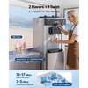 image:imageVEVOR Commercial Ice Cream Machine 2028LH Yield 2200W 3Flavor Freestanding Soft Serve Ice Cream Maker with 2 x 6L Hoppers amp Hopper Agitation PreCooling SelfCleaning for Snack Dessert ShopsVertical 3 Flavors Basic Model2026
