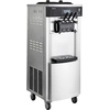 image:imageVEVOR Commercial Ice Cream Machine 2028LH Yield 2200W 3Flavor Freestanding Soft Serve Ice Cream Maker with 2 x 6L Hoppers amp Hopper Agitation PreCooling SelfCleaning for Snack Dessert ShopsVertical 3 Flavors Basic Model2026