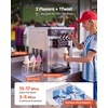 image:imageVEVOR Commercial Ice Cream Machine 2028LH Yield 2200W 3Flavor Freestanding Soft Serve Ice Cream Maker with 2 x 6L Hoppers amp Hopper Agitation PreCooling SelfCleaning for Snack Dessert ShopsCountertop 3 Flavors Basic Model2026