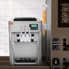 image:imageVEVOR Commercial Ice Cream Machine 21 QTH Soft Serve Ice Cream Maker with LCD Panel Auto Clean 3Flavor Precooling for Restaurant Snack Bar203 x 272 x 29 in