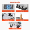 image:imageVEVOR Commercial Ice Cream Machine 21 QTH Soft Serve Ice Cream Maker with LCD Panel Auto Clean 3Flavor Precooling for Restaurant Snack Bar203 x 272 x 29 in