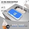image:imageVEVOR Commercial Ice Cream Machine 21 QTH Soft Serve Ice Cream Maker with LCD Panel Auto Clean 3Flavor Precooling for Restaurant Snack BarCountertop 3 Flavors Upgraded Model
