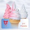 image:imageVEVOR Commercial Ice Cream Machine 21 QTH Soft Serve Ice Cream Maker with LCD Panel Auto Clean 3Flavor Precooling for Restaurant Snack BarCountertop 3 Flavors Flagship Model