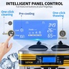 image:imageVEVOR Commercial Ice Cream Machine 21 QTH Soft Serve Ice Cream Maker with LCD Panel Auto Clean 3Flavor Precooling for Restaurant Snack BarCountertop 3 Flavors Flagship Model