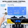 image:imageVEVOR Commercial Ice Cream Machine 21 QTH Soft Serve Ice Cream Maker with LCD Panel Auto Clean 3Flavor Precooling for Restaurant Snack BarCountertop 3 Flavors Upgraded Model