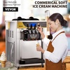 image:imageVEVOR Commercial Ice Cream Machine 21 QTH Soft Serve Ice Cream Maker with LCD Panel Auto Clean 3Flavor Precooling for Restaurant Snack BarCountertop 3 Flavors Upgraded Model