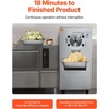 image:imageVEVOR Commercial Ice Cream Machine 2400w 1Flavor Hard Serve Ice Cream Maker 2025LH Yield 8L Stainless Steel Cylinder Digital Control Auto Clean Adjustable Texture for Restaurants Snack Bars