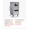 image:imageVEVOR Commercial Ice Cream Machine 2400w 1Flavor Hard Serve Ice Cream Maker 2025LH Yield 8L Stainless Steel Cylinder Digital Control Auto Clean Adjustable Texture for Restaurants Snack Bars