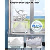 image:imageVEVOR Commercial Ice Crusher 661LBSH 350W Electric Snow Cone Machine with 4 Blades 2000RPM Stainless Steel Shaved Ice Machine with 11 Gal CrushedIce Box for Family Restaurants Bars BlackSilver