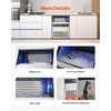 image:imageVEVOR Commercial Ice Maker 440lb24h Ice Maker Storage Capacity 120lbs 160 Ice Cubes in 15min LED Digital Display Freestanding SelfCleaning for Bar Office Restaurant