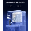 image:imageVEVOR Commercial Ice Maker Machine  Head 450 LbsDay Stainless Steel Ice Machine with Scheduled IceMaking SelfCleaning Adjustable Thickness Ideal for Restaurant Bar Cafe Hotel  Head Only300LBS24H20IN