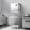 image:imageVEVOR Commercial Ice Maker Machine  Head 450 LbsDay Stainless Steel Ice Machine with Scheduled IceMaking SelfCleaning Adjustable Thickness Ideal for Restaurant Bar Cafe Hotel  Head Only550LBS24HFT