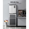image:imageVEVOR Commercial Ice Maker Machine  Head 450 LbsDay Stainless Steel Ice Machine with Scheduled IceMaking SelfCleaning Adjustable Thickness Ideal for Restaurant Bar Cafe Hotel  Head Only800LBS24HGS