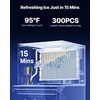 image:imageVEVOR Commercial Ice Maker Machine  Head 450 LbsDay Stainless Steel Ice Machine with Scheduled IceMaking SelfCleaning Adjustable Thickness Ideal for Restaurant Bar Cafe Hotel  Head Only1000LBS24H