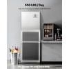 image:imageVEVOR Commercial Ice Maker Machine  Head 450 LbsDay Stainless Steel Ice Machine with Scheduled IceMaking SelfCleaning Adjustable Thickness Ideal for Restaurant Bar Cafe Hotel  Head Only550LBS24HFT