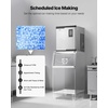 image:imageVEVOR Commercial Ice Maker Machine  Head 450 LbsDay Stainless Steel Ice Machine with Scheduled IceMaking SelfCleaning Adjustable Thickness Ideal for Restaurant Bar Cafe Hotel  Head Only1969 x 1969 x 2244 in