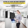 image:imageVEVOR Commercial Ice Maker Machine 110V 550LBS24H 350LBS Large Storage Ice Machine ETL Approved Advanced LCD Panel SECOP Compressor Air Cooled Quiet Operation Include Scoop amp Water Filter500LBS24H