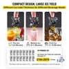 image:imageVEVOR Commercial Ice Maker Machine 110V 550LBS24H 350LBS Large Storage Ice Machine ETL Approved Advanced LCD Panel SECOP Compressor Air Cooled Quiet Operation Include Scoop amp Water Filter500LBS24H