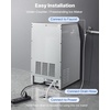 image:imageVEVOR Commercial Ice Maker Machine 130 lbs24h with 30 lbs Storage Capacity BuiltinFreestandingUnder Counter Stainless Steel Ice Maker with LED Display amp SelfCleaning for Home Bar Restaurant