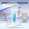 image:imageVEVOR Commercial Ice Maker Machine 130LBS24H with 33LBS Bin and Electric Water Drain Pump Stainless Steel Construction Auto Operation Include Water Filter 2 Scoops and Connection Hose