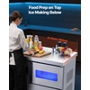 image:imageVEVOR Commercial Ice Maker Machine 132 lbs24H Stainless Steel Ice Machine with Worktop 30 lbs Storage amp 70 CubesCycle SelfCleaning Freestanding IceMaking for Home Bar Office Restaurant Kitchen