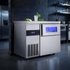 image:imageVEVOR Commercial Ice Maker Machine 132 lbs24H Stainless Steel Worktop Ice Machine with Sink 30 lbs Storage amp 70 CubesCycle SelfCleaning Freestanding IceMaking for Home Bar Restaurant Kitchen220 lbs24H without sink